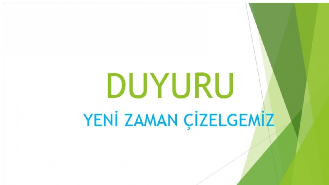 OKUL GİRİŞ-ÇIKIŞ SAATLERİ